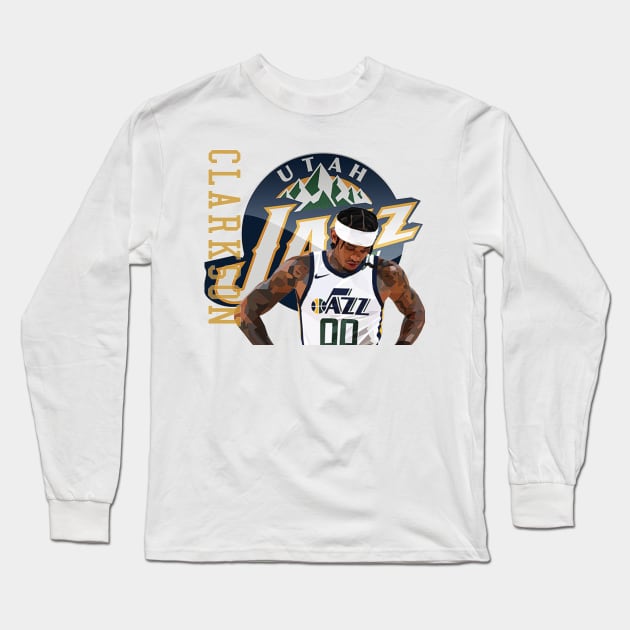 Jordan Clarkson Long Sleeve T-Shirt by Keziabels